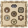 JUEGO DE PIEDRAS 7 CHAKRAS-SÍMBOLOS CHAKRA CAJA MADERA - Imagen 2