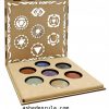 JUEGO DE PIEDRAS 7 CHAKRAS-SÍMBOLOS CHAKRA CAJA MADERA