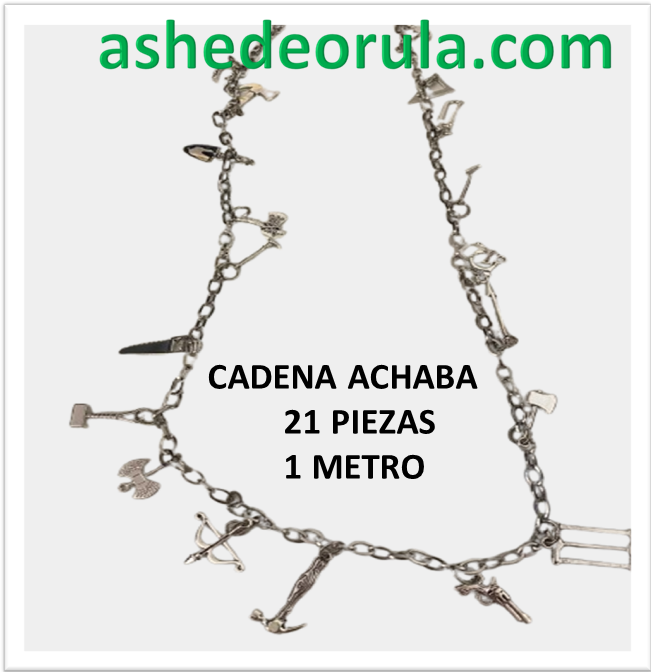 REFUERZO OGGUN -CADENA ACHABA 21 PIEZAS