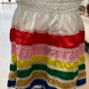 SAYA de raso y guinga  DE 7 COLORES (con elástico talla estándar)
