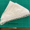QUILLA O PAÑUELO BLANCO PARA MUJER (90 centímetros de ancho)