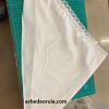 QUILLA O PAÑUELO BLANCO PARA MUJER (90 centímetros de ancho) - Imagen 2
