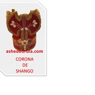 CORONA DECORADA - SHANGO - 60 centímetros