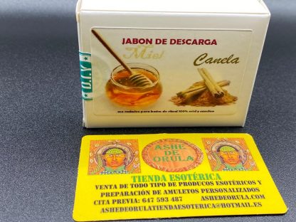 JABÓN DE DESCARGA -MIEL Y CANELA