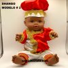 MUÑECO VESTIDO DE SHANGO - Imagen 2