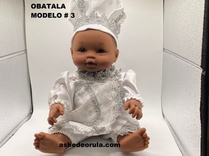 MUÑECO VESTIDO DE OBATALA - Imagen 3