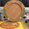 TABLERO OSHUN OLOLODI  35cm CAOBA AFRICANA - de regalo el cencerro