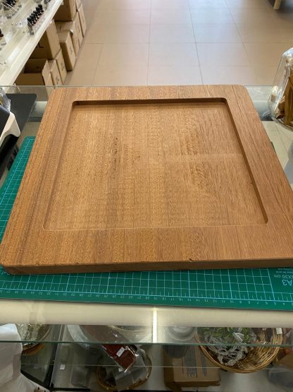 TABLERO CUADRADO DE OZAIN CAOBA AFRICANA - 40X40 cm