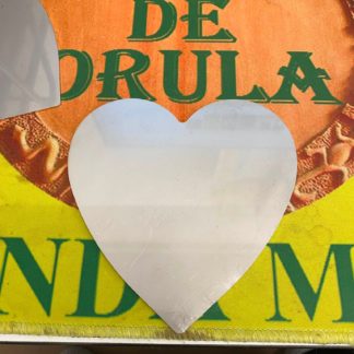 CORAZON DE ACERO INOXIDABLE 12 CM X 0,3MM DE ANCHO