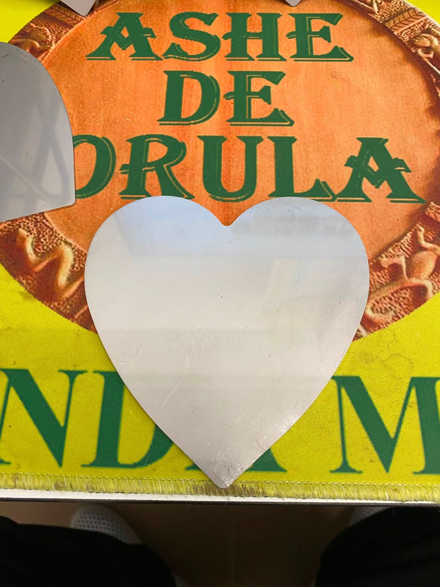 CORAZON DE ACERO INOXIDABLE 12 CM X 0,3MM DE ANCHO